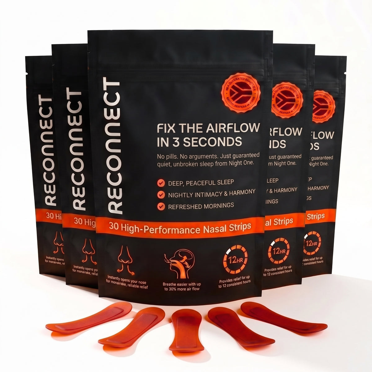 30 High-Performance Nasal Strips